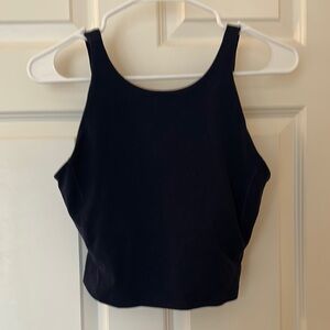 Lululemon navy blue align high neck  Sleeveless Top with built in bra